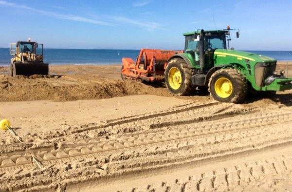 El Gobierno central invierte 10.000 euros en preparar la playa de Islantilla para el verano