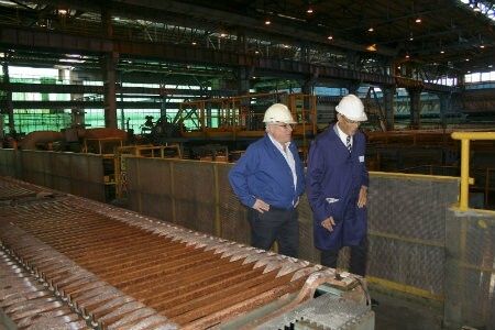 Visita institucional de Caraballo a Atlantic Copper