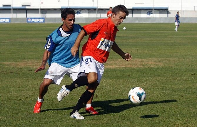 Justas y entretenidas tablas entre el Recre y su filial (1-1)