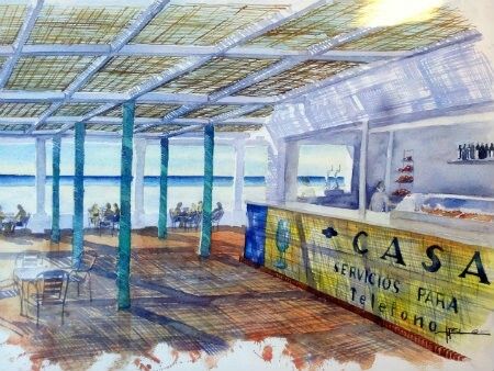Exposición de Manuel Blandón en Punta Umbría