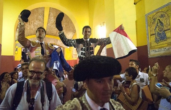 Puerta grande para David de Miranda y Juan Ramón Jiménez