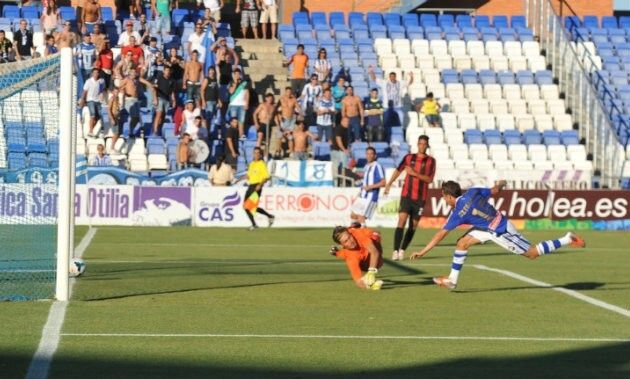 Triste consuelo para el Recre en su Colombino (1-0)