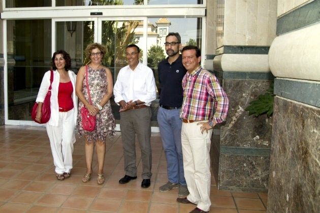 Ignacio Caraballo y el alcalde de Ayamonte repasan los proyectos de colaboración entre ambas instituciones