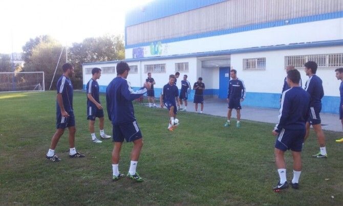 Último entrenamiento albiazul en Vitoria