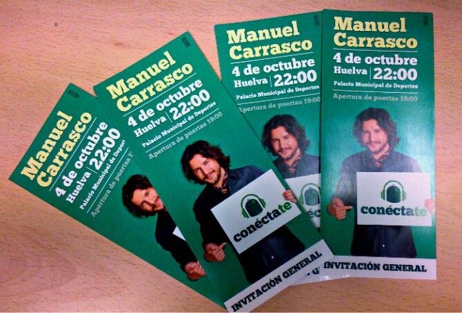 Huelva24.com te invita al concierto de Manuel Carrasco