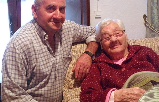 Dolores Sánchez, una serrana centenaria