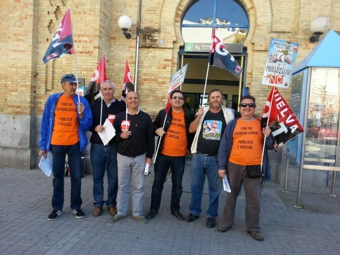 CGT se moviliza “por la defensa del ferrocarril”
