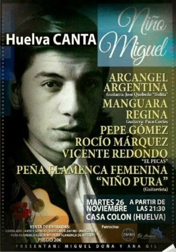 Arcángel, Argentina y Rocío Márquez, en el homenaje al Niño Miguel