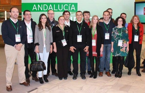 Elena Ruiz, José Fernández y José Luis Ramos, en la Ejecutiva del PSOE de Andalucía