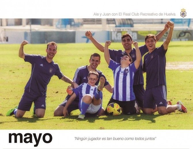 Aones reúne a los mejores deportistas de Huelva para su calendario solidario