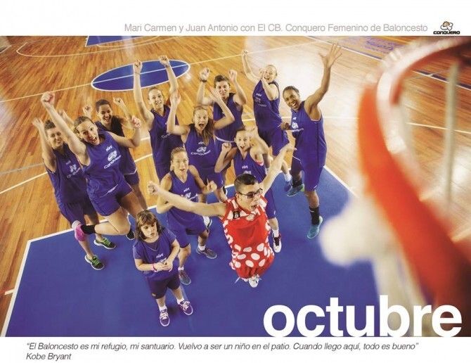 Aones reúne a los mejores deportistas de Huelva para su calendario solidario