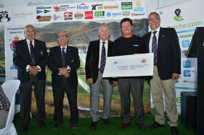 El onubense Miguel Ángel Martín, tercero en el Campeonato de España de Profesionales Senior