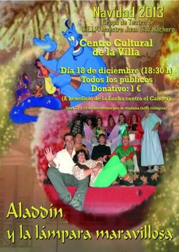 Un grupo de padres de Cartaya hará teatro para sus hijos y destinará la recaudación a la lucha contra el cáncer