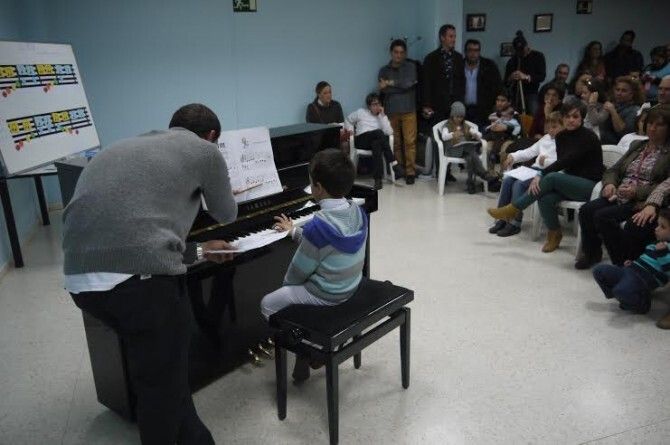 Audición navideña del aula de discapacidad de la Escuela Municipal de Música de San Juan