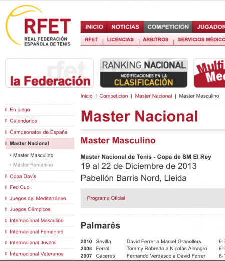 El Real Club Recreativo de Tenis vuelve a mostrar su malestar con la Federación Española
