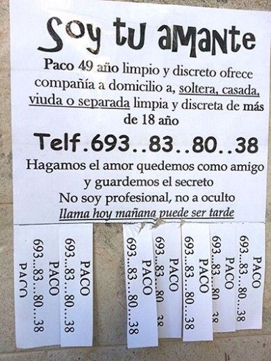 El runrún: Paco, el amante perfecto