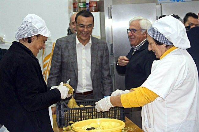 El comedor social de Cartaya reparte 125 menús diarios a las familias más necesitadas