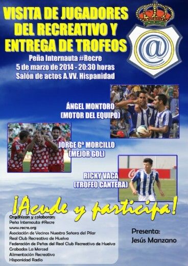 Charla y entrega de trofeos de la peña Internauta