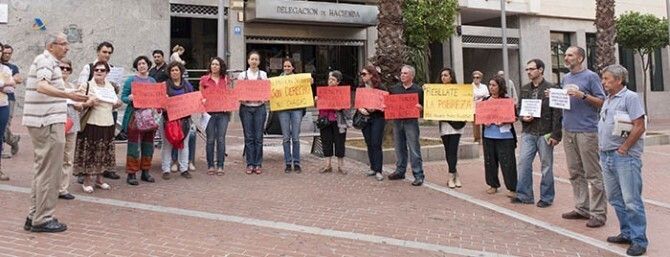 La Subdelegación multa con 301 euros una manifestación contra la pobreza