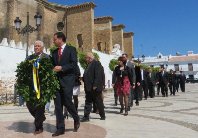 Moguer rindió homenaje a sus descubridores en la conmemoración del Voto Colombino