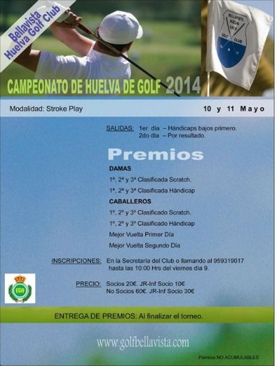El Club de Golf Bellavista acoge el Campeonato de Huelva