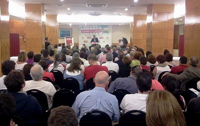 Valderas abre campaña llamando a la participación para 'vencer al bipartidismo'