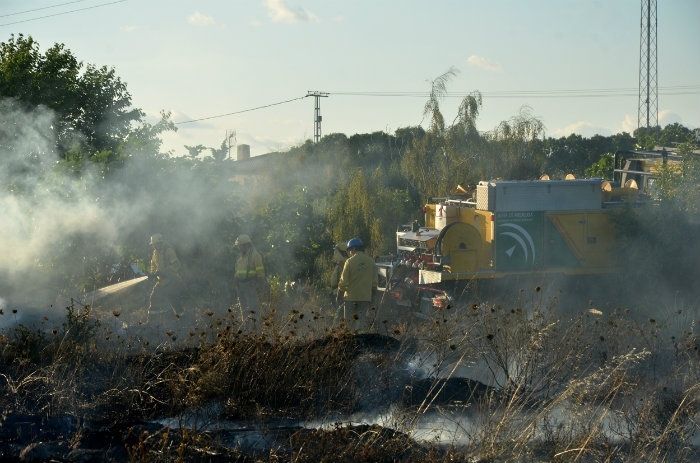 Controlan un incendio declarado la carretera que une Ayamonte con Punta del Moral