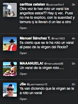 El runrún: El falso varal roto