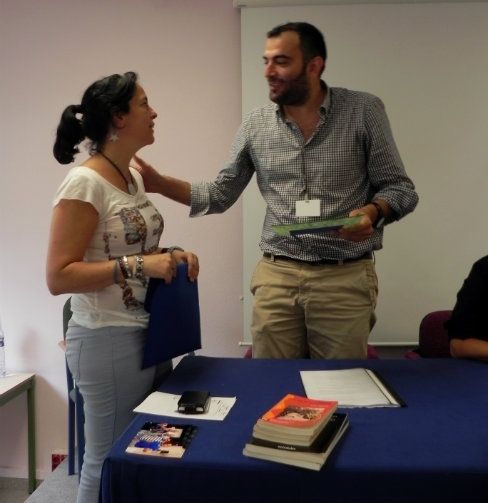 Ángel Romero presenta su libro 'A cielo abierto' en la Prisión de Huelva