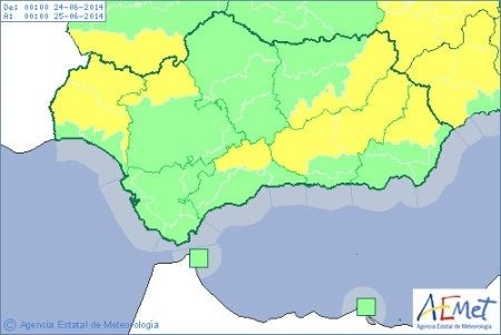 Se esperan lluvias en el Andévalo, el Condado y Aracena