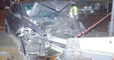 El ex albiazul Martín Cáceres sale ileso de un accidente y da positivo por alcoholemia