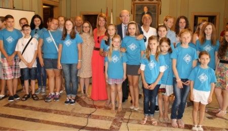 Bienvenida municipal a los 31 niños bielorrusos