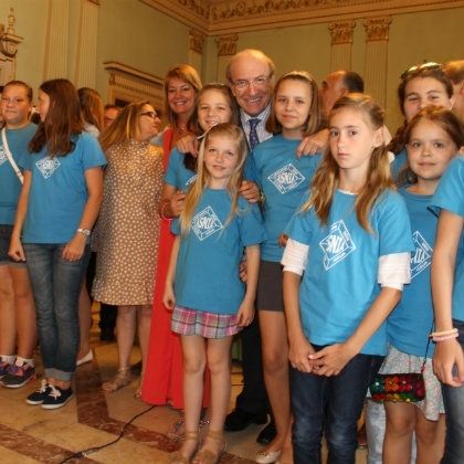 Bienvenida municipal a los 31 niños bielorrusos