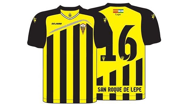 Así es la nueva equipación del San Roque de Lepe