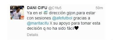 Cifu se estrena en las sesiones de la AFE a la espera de un nuevo equipo