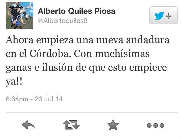 El canterano Alberto Quiles abandona el Recreativo y se marcha al Córdoba