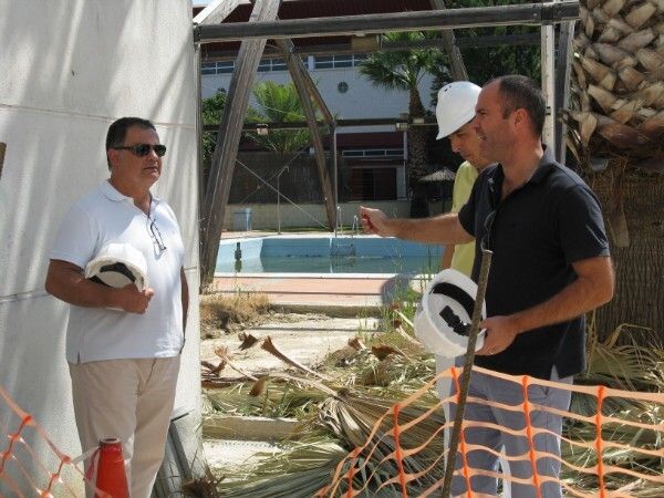 Las obras de mejora del polideportivo municipal, a buen ritmo