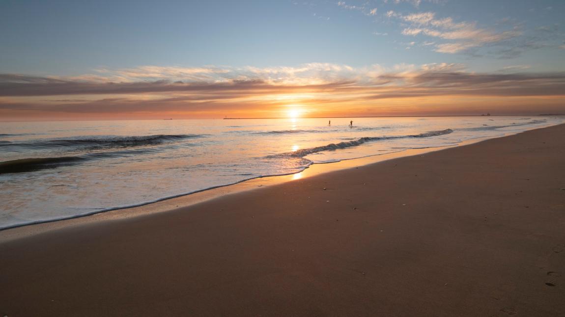 Playa del Alcor, en Mazagón
