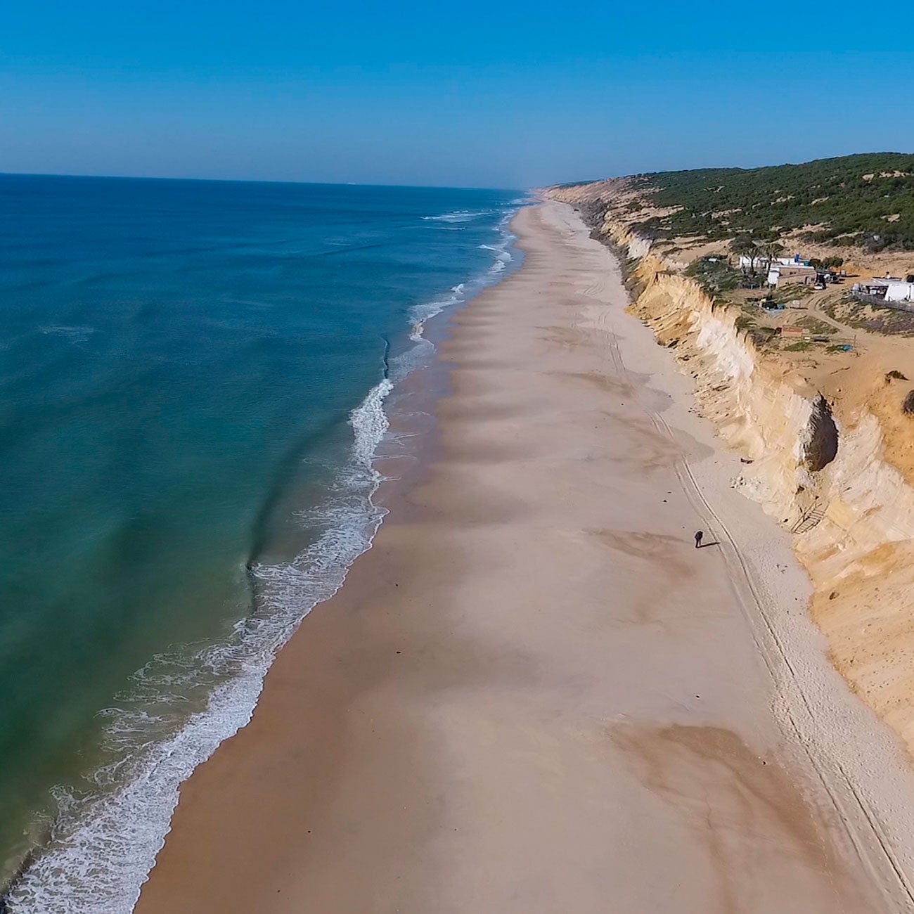 Vista aérea de la Playa de Castilla