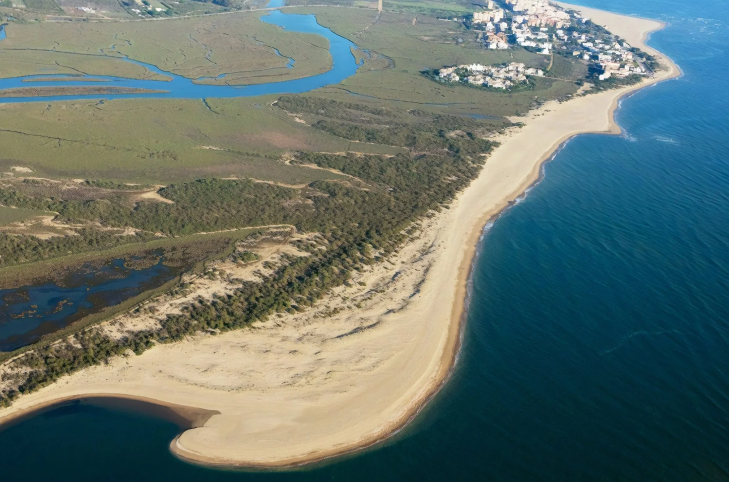 Vista aérea dela Playa de San Bruno