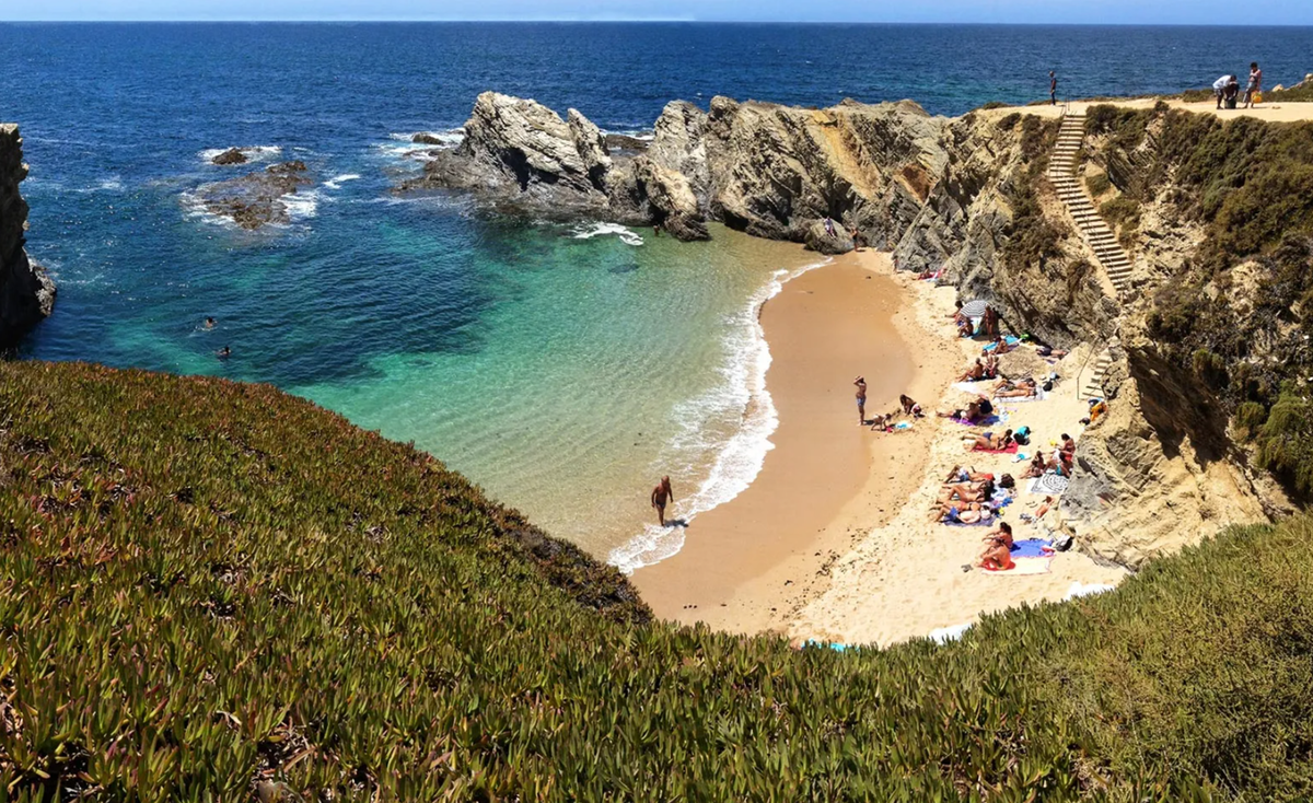 Praia dos buizinhos, en Porto Covo