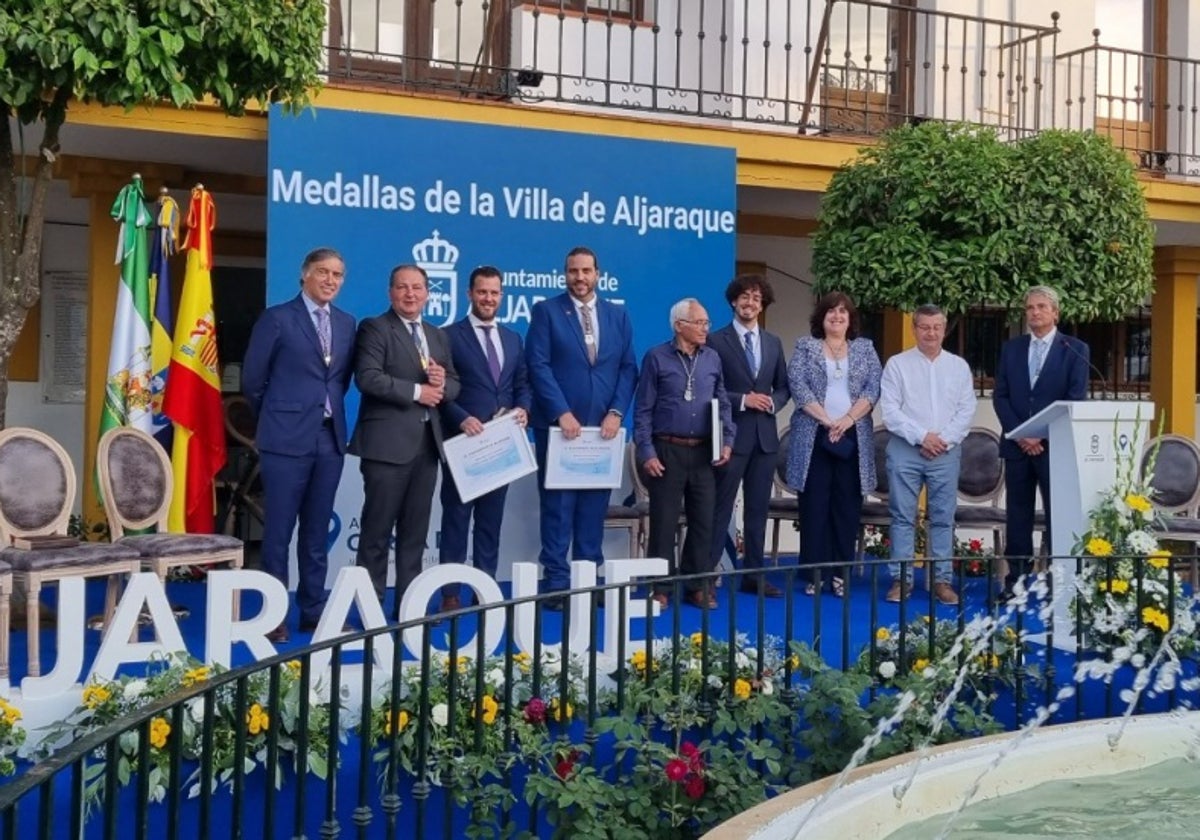 Los reconocidos con las Medallas de la Villa de Aljaraque