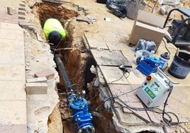 Aqualia acomete obras de mejora en la red de abastecimiento de Mazagón