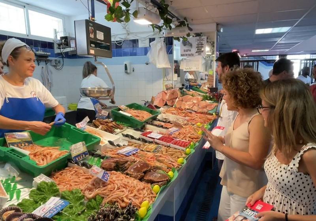 María Eugenia Limón este sábado por la mañana en Ayamonte