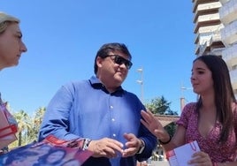 Gabriel Cruz anima a los votantes jóvenes de Huelva a participar el 23J porque «forman parte del activo de la sociedad»
