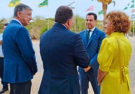 Moreno conmina a la Diputación a afrontar "juntos" los retos que tiene la provincia de Huelva
