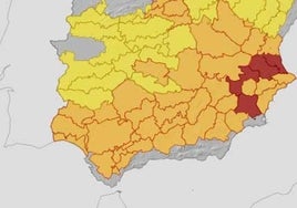 Ola de calor: toda la provincia  en aviso naranja el jueves y el viernes