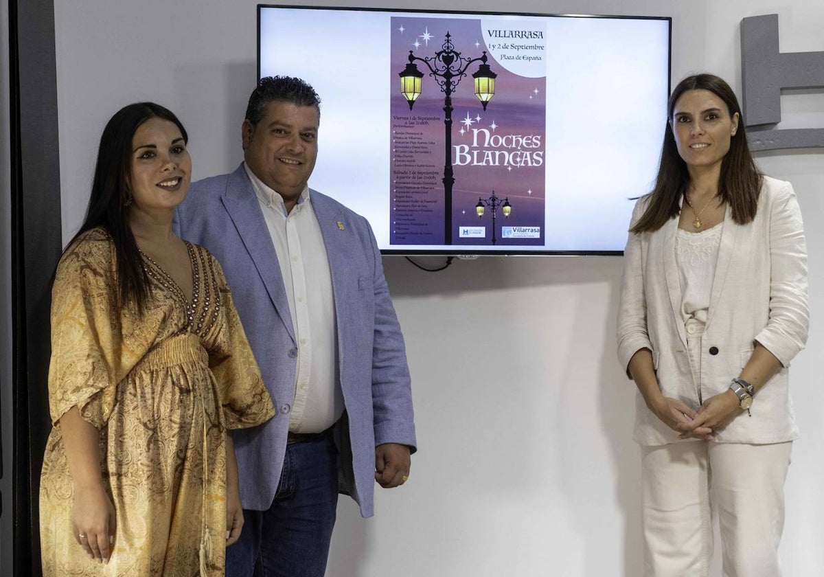 Un momento de la presentación de las Noches Blancas de VIllarrasa