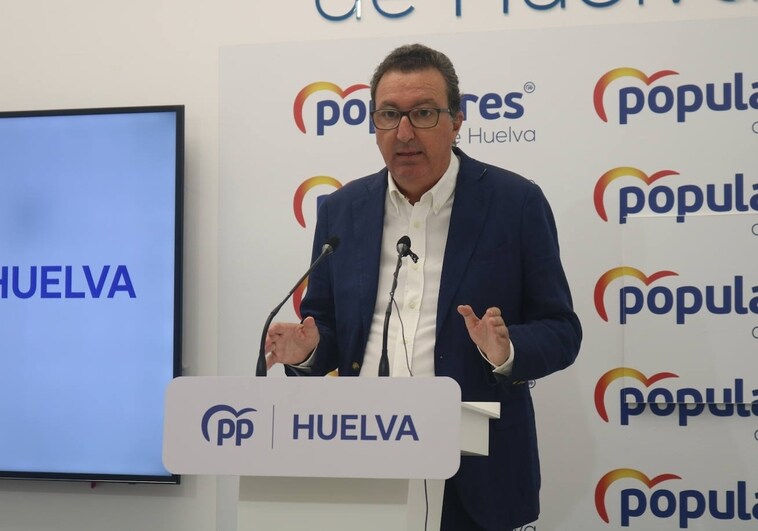 Manuel Andrés González, presidente del PP de Huelva