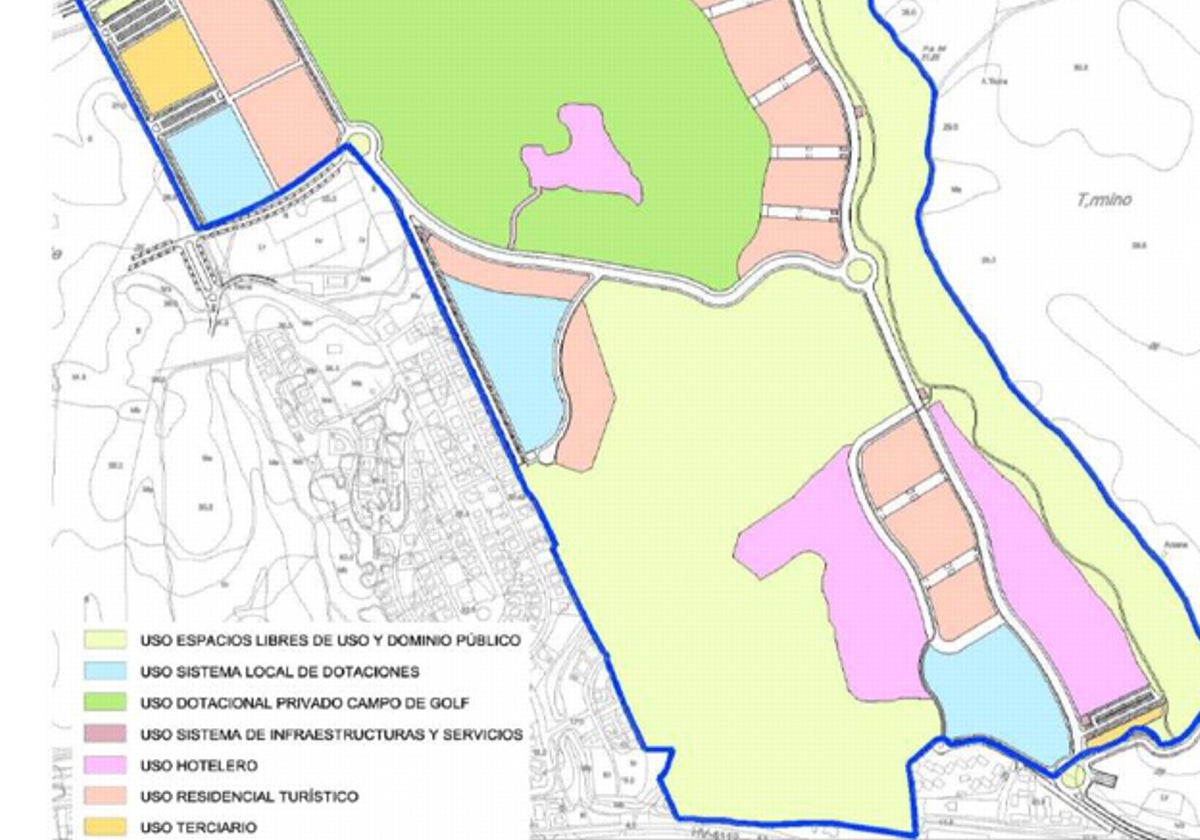 Ordenación contemplada para la zona de 'Nuevo Rompido Este'